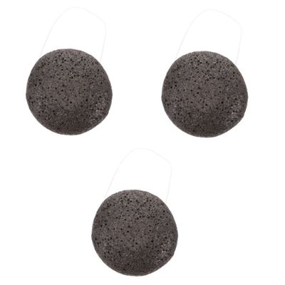Baluue 3pcs Facial Makeup Removal Sponge Pore Cleaner Face Scrub Brush Exfoliating Sponges