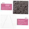 Baluue 3pcs Facial Makeup Removal Sponge Pore Cleaner Face Scrub Brush Exfoliating Sponges view 2
