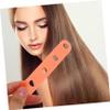 Baluue 20pcs Hair Curling Bands for Perm Rods No-damage Flexible Hair Rollers for Flat and Spiral Curls Orange view 2