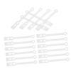 FOMIYES 175pcs Transparent Hair Roller Elastic Bands for Women No Damage Hair Perm Rods Innovative Clasp Design for and Dyeing view 4