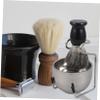 MERRYHAPY 1set Practical Beard Shaving Brush Kit Foaming Bowl and Stand for Men Includes Hair Brush Stand and Shaving Bowl Enhanced Grooming view 3