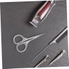Beatifufu 3pcs Stainless Steel Eyebrow and Beard Scissors Set Grooming Kit Precision Blades for Facial Hair Trimming for Men and Women Includes Curved and Rounded Tip Scissors view 3