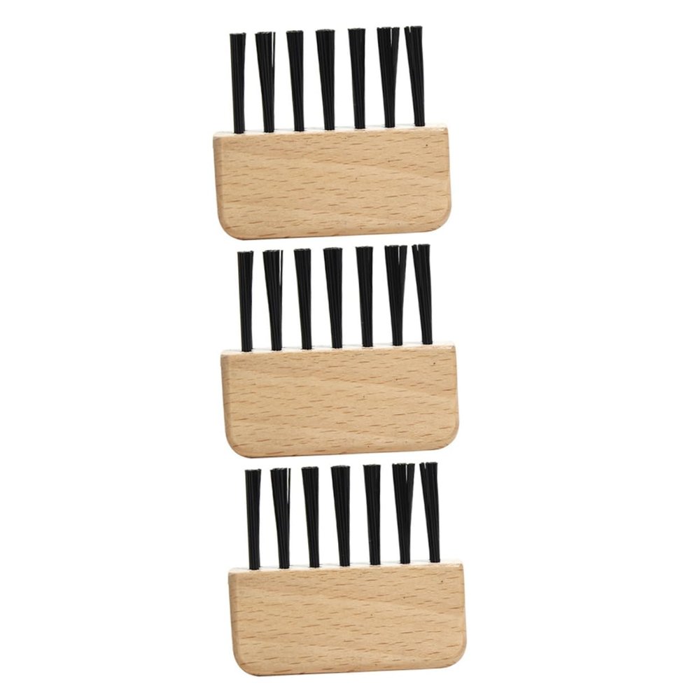 Beatifufu 3pcs Comb Cleaner Tool Efficient Hair Brush Cleaning Brush for Easy Removal of Embedded Hair Comfortable Grip and Salon Use