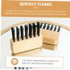 Beatifufu 3pcs Comb Cleaner Tool Efficient Hair Brush Cleaning Brush for Easy Removal of Embedded Hair Comfortable Grip and Salon Use view 2