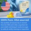 Kids Clear Detox Clay Bath, 100% Pure Sodium Bentonite - Cleansing and Purifying, by -Evenbetternow LLC  2.5 lb (40 oz) Standard Size view 2