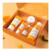 1 Pack Vitamin C Skincare Set, Containing Facial Cleanser + Toner + Serum + Eye Cream+ Essence Cream, Skincare Pack, Moisturizing Skin, Even Skin Tone view 1