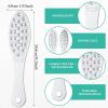1 Pc Stainless Steel Foot Scraper Metal Foot File Double Sided File Callus Remover Professional Feet Rasp Scrubber for Wet or Dry Skin Easy to Clean Pedicure Tool Heel view 2