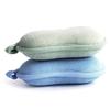 HAKIDZEL 4pcs Double-sided Bath Sponge Exfoliating Shower Body Scrubber for Boys and Girls Gentle Cleaning and Relaxation for Green Colors view 3