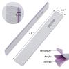 100/180 Grit Nail Files for Acrylic Nails, Rectangle Double Sides Emery Boards Fingernail Files Professional Nail Buffering Files, 12 Pack view 2