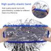 4 Pcs Heat Cap For Deep Conditioning Hair Cap For Oil Treatment Deep Double Layer Aluminum Foil Heat Cap Reusable Aluminum Foil Heat Heated Shower Cap For Home Salon Use Hair Dyeing view 3