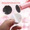 Anglekai 180PCS Foot File Replacement Pad, Self-Adhesive Replaceable Sandpaper Refill Discs for Electric Foot File Refill Rasp Pads with 80/100 / 180 Grit for Remove Hard Dead Skin view 4