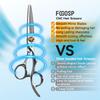 FOGOSP Thinning Shears for Hair Cutting Extremely Sharp Japan VG10 Steel Hairdressing Scissors for Barbers Salon Stylists CNC Craftsmanship Smoothing Cut Barber Scissors for Women Men (Blending Shear) view 2
