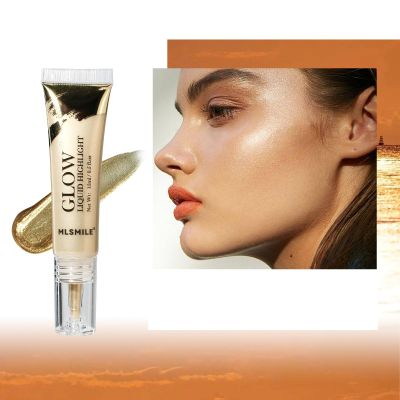 Liquid Highlighter Magic Bead Light Eye Shadow Face and Body Brightening multi-functional makeup and Contouring Highlighter (3, 15ml)