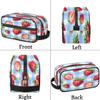 XMNYGJ Strawberry Delight Travel Essentials, Makeup Organizer, Toiletries Accessories Cosmetics, Makeup Bag Organizer for Toiletries Accessories Cosmetics view 3