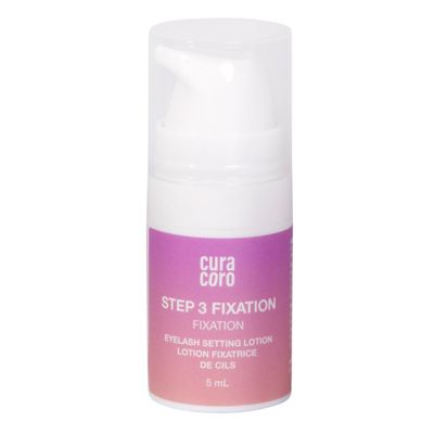 Curacoro Lash Lift Fixation Lotion - Professional Eyelash Perm Kit, Semi-Permanent Lash Curling, Nourishing Collagen, Hygiene Safe & Easy to Clean, Professional Use (Step 3)