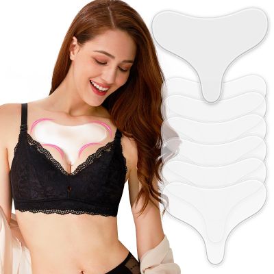 Pacify 6 Pack Silicone Chest Wrinkle Pads Reusable Wrinkle Patches Overnight Anti Chest Wrinkles from Side Sleeping