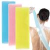 3 Pcs Exfoliating Washcloth, 35 Inch Exfoliating Body Scrubber Exfoliating Bath Cloth Wash Cloths for Showering Exfoliating Towel Japanese Washcloth Loofah Sponge Net Rag Back Washer view 1