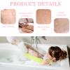 3 Pcs Exfoliating Washcloth, 35 Inch Exfoliating Body Scrubber Exfoliating Bath Cloth Wash Cloths for Showering Exfoliating Towel Japanese Washcloth Loofah Sponge Net Rag Back Washer view 3