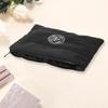 VOCOSTE 1 Pc Women Flower Handheld Travel Makeup Bag for Vacation Business Travel Black view 2