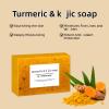 2PCS Lemon Turmeric Acid Soap, Lemon Turmeric Handmade Soap, turmeric soap Bar for Face and Body, Suitable for All Skin Types view 3