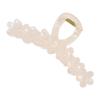 VOCOSTE Fashion Elegant Small Flower Hair Clips for Women 5.12"x2.56"x1.97" Beige 1 Pc view 1