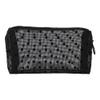 VOCOSTE 1 Pc Women Medium Mesh Octagonal Cosmetic Bag for Outdoor Activities Black view 1