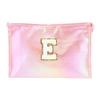 VOCOSTE 1 Pc Women Durable Letter E Makeup Bag for Vacation Outdoor Activities Pink view 1