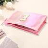 VOCOSTE 1 Pc Women Durable Letter E Makeup Bag for Vacation Outdoor Activities Pink view 2