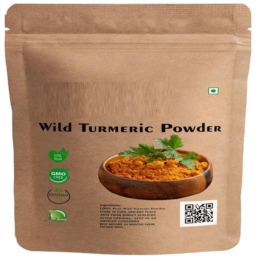 MU Turmeric Powder for Skin and Face Care [Curcuma Aromatica/Haldi/Kasturi Manjal/Kasturi Haldi Powder] | Skin brighting (100% Pure & Natural - 100 Gm