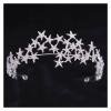 TRUSTTWO Bridal Wedding Hair Accessories Silver Crystal Hair Crown Alloy Diamond Crown Women's Fashion High-end Atmospheric Headdress The New(HG580) view 4