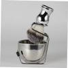 NOLITOY 1set Beard Accessories Shaving Brush and Bowl Kit for Men Stainless Steel Shave Mug and Brush Set Grooming Tools for Comfortable Shaving Experience view 2