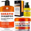 BELLISSO Keratin Hair Serum and Keratin Enriched Shampoo and Keratin Hair Mask view 1