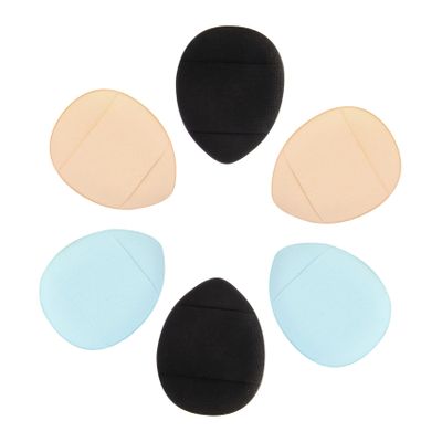 Mikinona 18pcs Mini Powder Puff for Wet Dry Use Fluffy Facial Applicators for Liquid Powder Cosmetics Skin-friendly Cosmetic Cushions for Daily Makeup Care