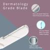Dermaplaning Tool (15 Count)  Easy to Use Dermaplane Razor for Face  Facial Hair Removal for Women  Blade for Eyebrows and Peach Fuzz  Face Shavers for Women Help Exfoliate and Smooth the Skin view 2