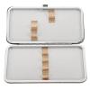 Mikinona Eyelash Tweezers Case Tweezer Storage Pouch Lash Tool Holder Compact Mini Travel Size Organizer view 1
