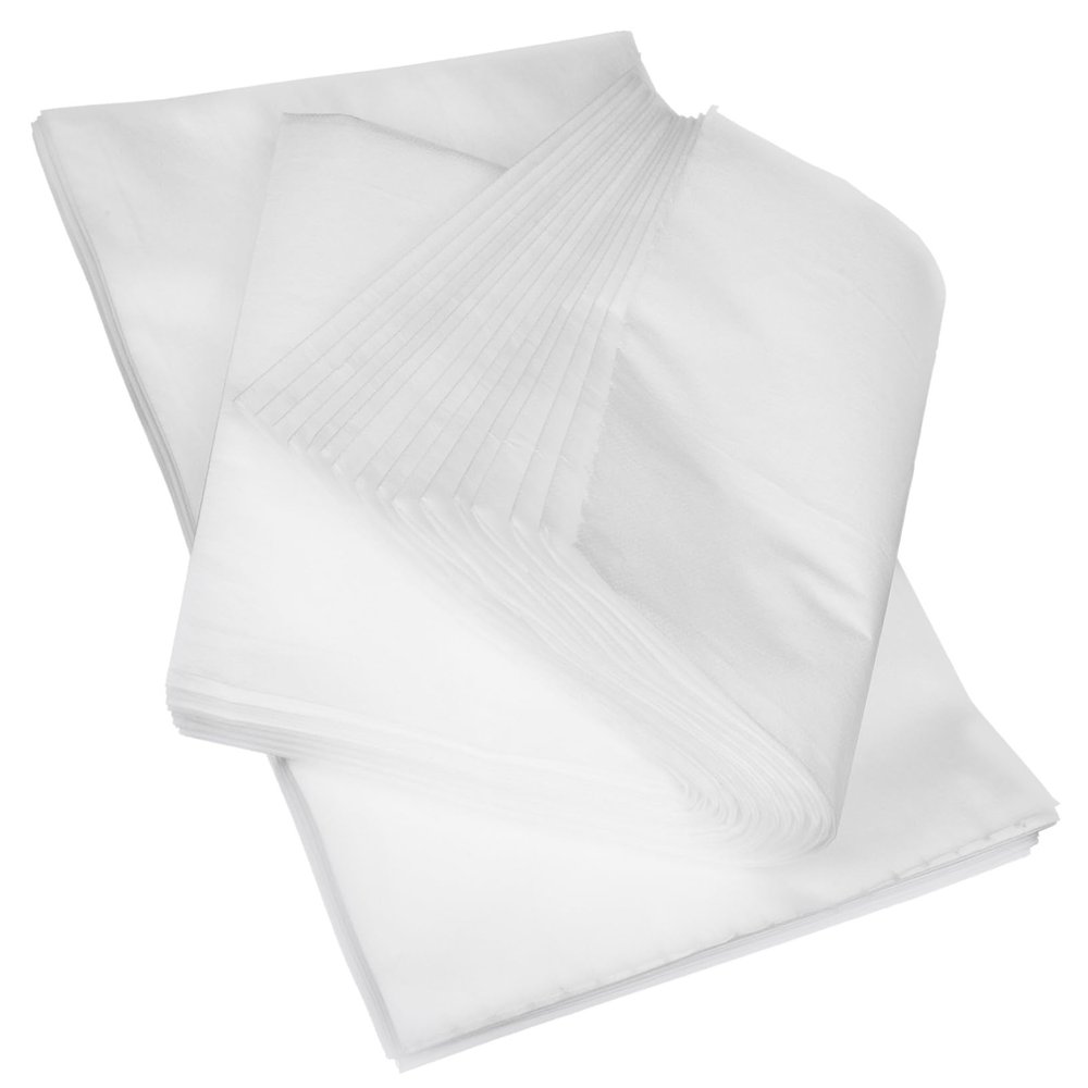 Ipetboom 40pcs Disposible Massage Table Cover White Massage Table Sheets Beauty Salon Supplies Non-Woven