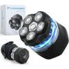 HUMMINGBIRD MK3 Electric Head Shaver & MK6 Body Hair Trimmer - 6 Blade Head Shaver for Bald Men & Wide Ceramic Blade Groin & Body Hair Trimmer, USB-C Rechargeable, Travel Lock view 2