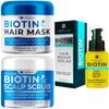 BELLISSO Biotin Scalp Scrub and Biotin Hair Mask and Biotin Hair Thickening Serum for Men and Women view 1