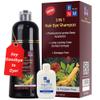 BNM Health Hair Dye Shampoo for Gray Hair  3-in-1 Natural Color, Shampoo & Conditioner  Ammonia-Free, Long-Lasting  500ml  Quick & Easy Coverage for Men & Women (Purple) view 1