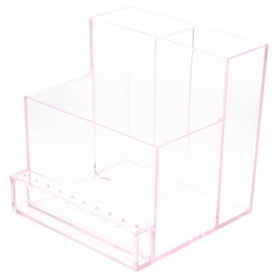 Ipetboom 2pcs Material Easy to Clean Manicure Shop Storage Box Polisher Box for Salon
