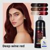 BNM Health Hair Dye Shampoo for Gray Hair  3-in-1 Natural Color, Shampoo & Conditioner  Ammonia-Free, Long-Lasting  500ml  Quick & Easy Coverage for Men & Women (Dark Wine Red) view 2