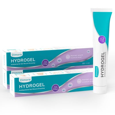 Dimora Silver Hydrogel Gel Wound Dressing-3 Packs 3oz (28gx3), Silver Hydrogel First Aid Ointment for Soothing & Wound Healing, Silver Hydrogel Care for Minor Abrasions, Cuts, Lacerations and Scalds.