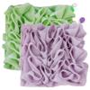 2PCS Loofah, 2 in 1 Fine Mesh Shower Loofah and Soap Storage Washcloth, Bath Sponge with Drawstring, Portable Hanging Body Scrubbe for Exfoliating view 2