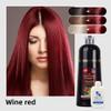 BNM Health Hair Dye Shampoo for Gray Hair  3-in-1 Natural Color, Shampoo & Conditioner  Ammonia-Free, Long-Lasting  500ml  Quick & Easy Coverage for Men & Women (Wine Red) view 2