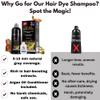 BNM Health Hair Dye Shampoo for Gray Hair  3-in-1 Natural Color, Shampoo & Conditioner  Ammonia-Free, Long-Lasting  500ml  Quick & Easy Coverage for Men & Women (Wine Red) view 4