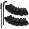 BTYMS 1200 Pieces Disposable Mascara Wands Eyelash Brush Brow Brushes Applicators Lash Spoolies for Eye Lash Extension - Black view 1