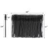 BTYMS 1200 Pieces Disposable Mascara Wands Eyelash Brush Brow Brushes Applicators Lash Spoolies for Eye Lash Extension - Black view 2