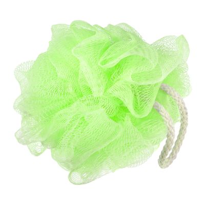 VOCOSTE Bath Shower Loofah Sponges Body Puffs for Bathroom 5.12"x5.51" Green 1 Pc