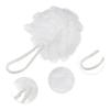 VOCOSTE Bath Shower Loofah Sponges Body Puffs for Bathroom 4.33"x5.12" White 1 Pc view 4