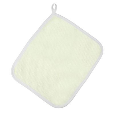 VOCOSTE Elasticity Body Scrub Towel Body Scrubber for Shower 10.24"x8.66" Beige 1 Pc
